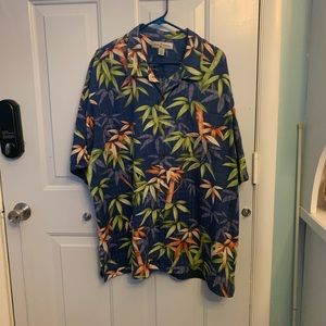 Tommy Bahama 100% Silk Tropical Hawaiian Men’s XXL Men’s Shirt